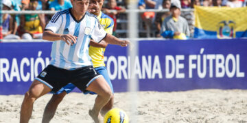 COPA AMÉRICA DE FÚTBOL PLAYA: ARGENTINA ENFRENTA A ECUADOR