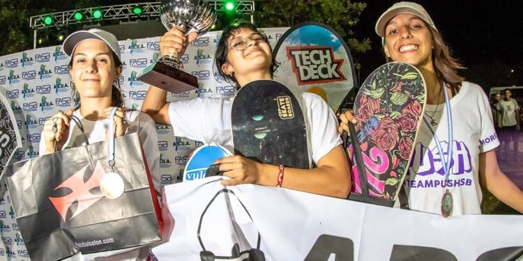 COPA ARGENTINA DE SKATEBOARDING: MORENA GARCÍA SUBCAMPEONA Y FELIPE PASSAGLIA 5to