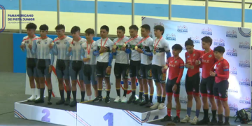 TRES MEDALLAS EN LA APERTURA DEL PANAMERICANO JUNIOR DE CICLISMO PISTA