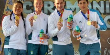 ARGENTINA EN LOS SURAMERICANOS DE PLAYA: 10 OROS, 10 PLATAS Y 16 BRONCES