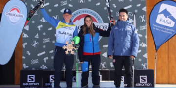 SKI ALPINO: PODIOS ARGENTINOS U18 EN LA COPA SUDAMERICANA