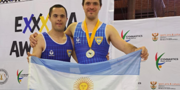 MUNDIAL DE GIMNASIA PARA ATLETAS CON SÍNDROME DE DOWN: TRES MEDALLAS Y TOP TEN ARGENTINO