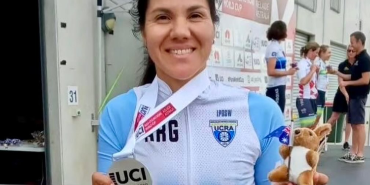 PARACICLISMO: MARIELA DELGADO SUBCAMPEONA EN LA COPA DEL MUNDO DE RUTA UCI 2024