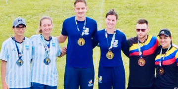 SUDAMERICANO DE TIRO CON ARCO: RÉCORD ARGENTINO Y SUBCAMPEONATO PARA LA DELEGACIÓN ALBICELESTE