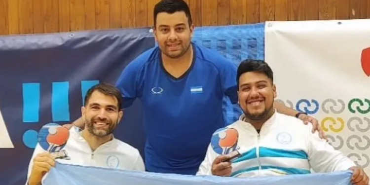 TENIS DE MESA ADAPTADO: COPOLA Y ROMERO SUBCAMPEONES